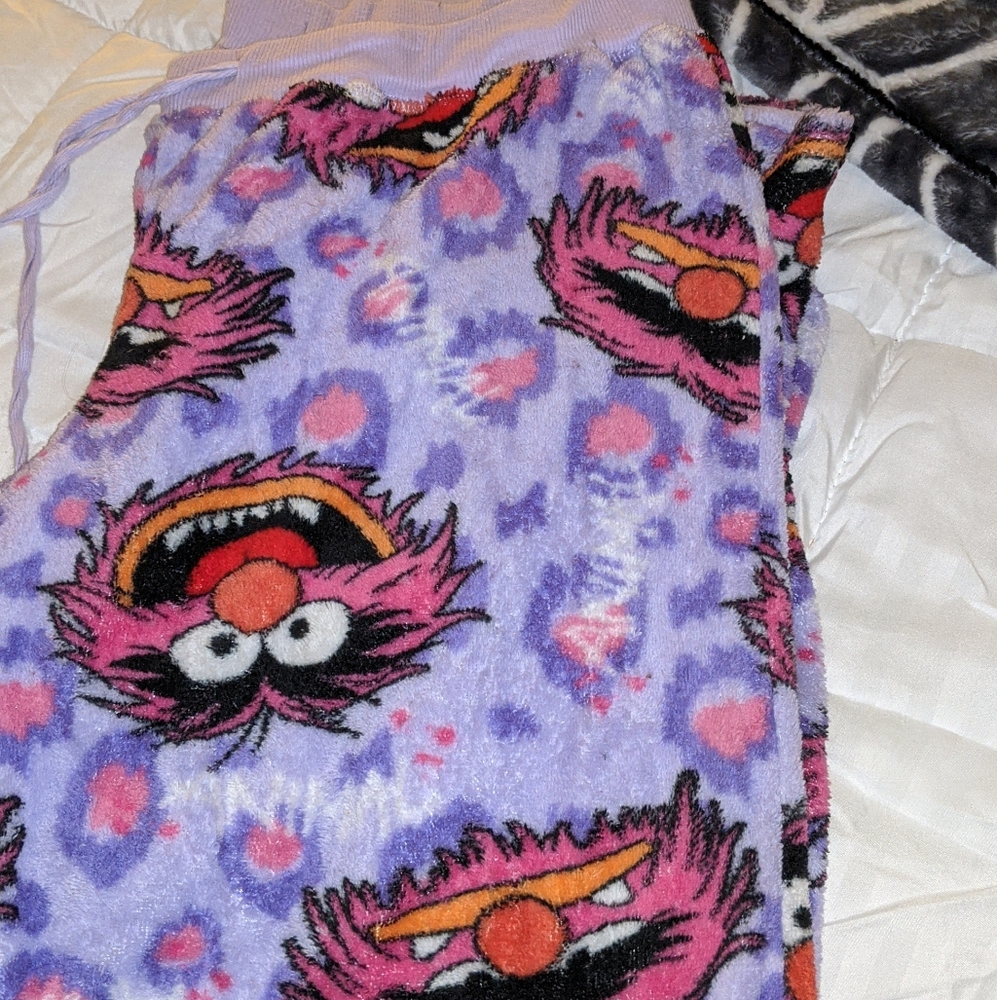 Muppet "Animal" Fuzzy PJ pants